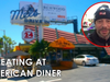 Jamiroquai - Jay eating at Mel's Diner in Los Angeles!