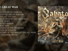 SABATON - The Great War (Full Album)